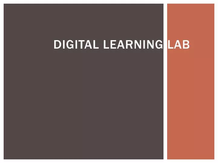 digital learning lab