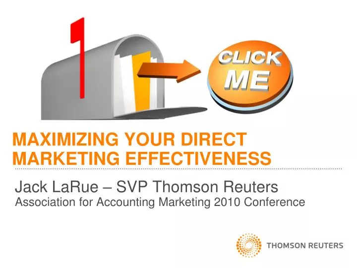 maximizing your direct marketing effectiveness