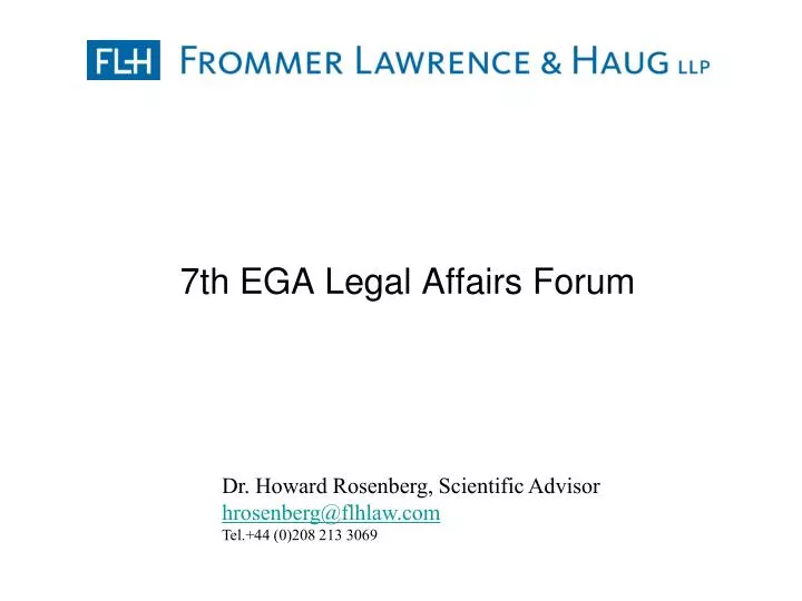 7th ega legal affairs forum