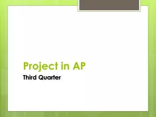project in ap