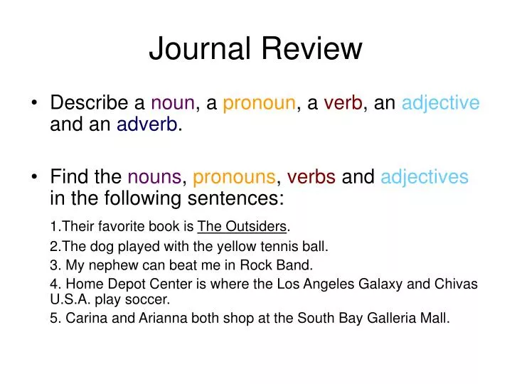 journal review