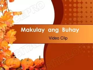 makulay ang buhay