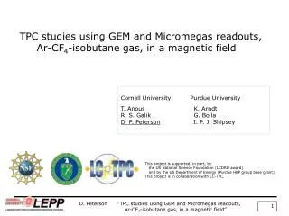 TPC studies using GEM and Micromegas readouts, Ar-CF 4 -isobutane gas, in a magnetic field