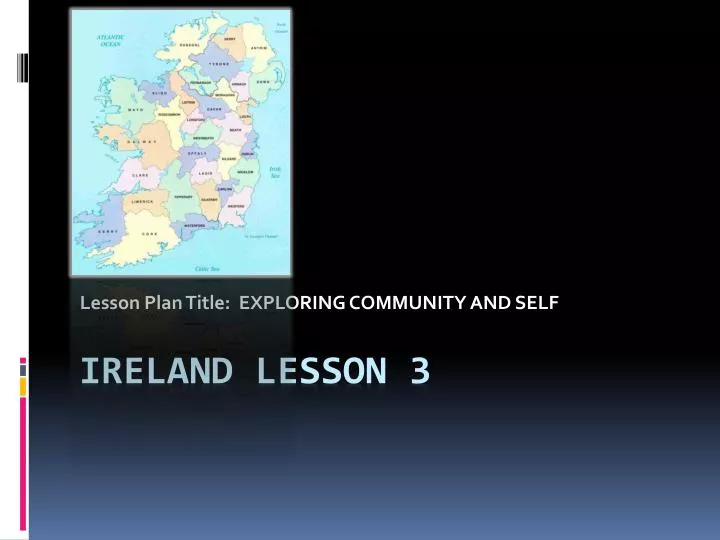 lesson plan title exploring community and self