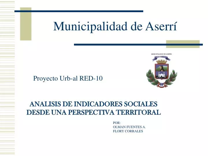 municipalidad de aserr