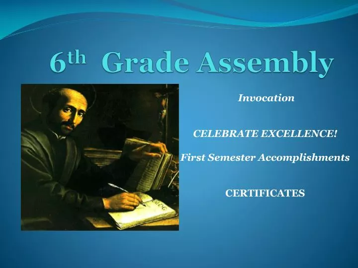6 th grade assembly