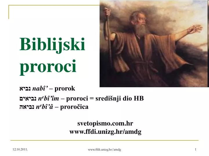 biblijski proroci