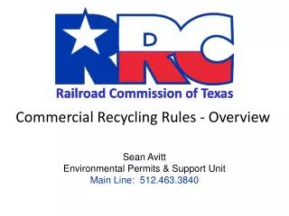 Commercial Recycling Rules - Overview