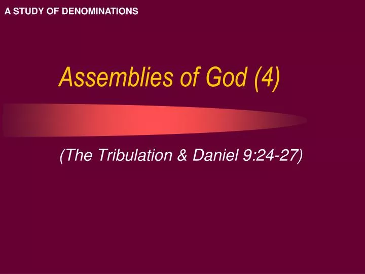 assemblies of god 4