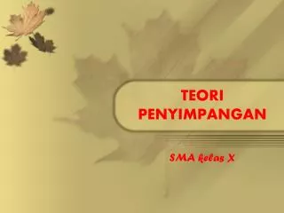 teori penyimpangan