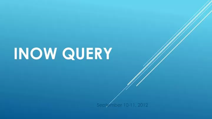 inow query