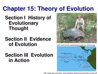 Chapter 15: Theory of Evolution