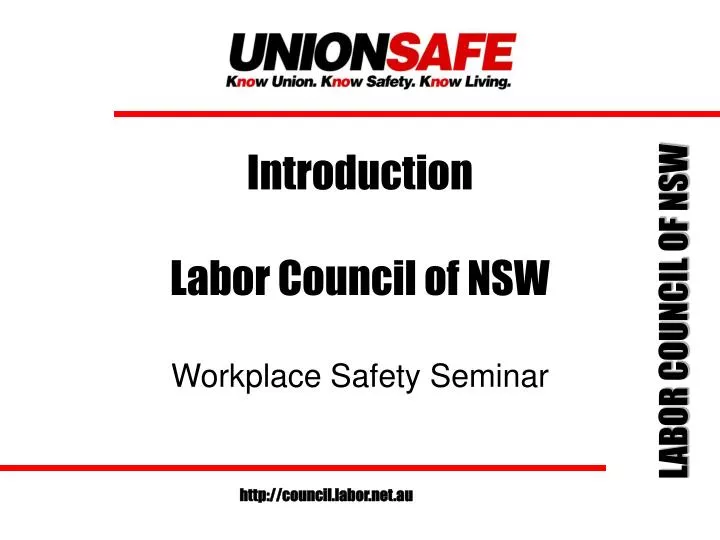 introduction labor council of nsw