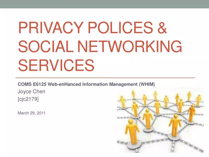 privacy polices social networking services