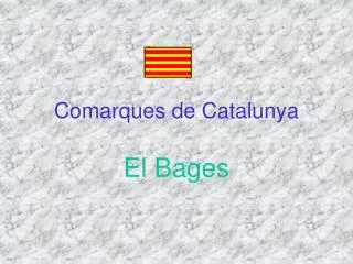 comarques de catalunya