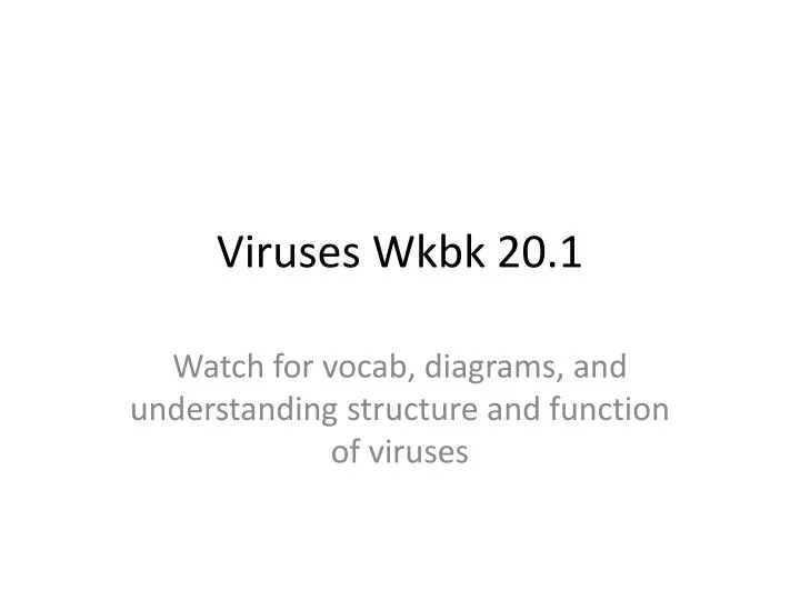 viruses wkbk 20 1