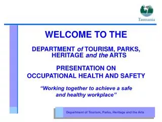 Department of Tourism, Parks, Heritage and the Arts