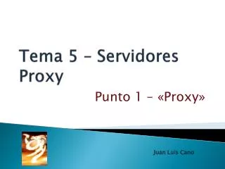 tema 5 servidores proxy