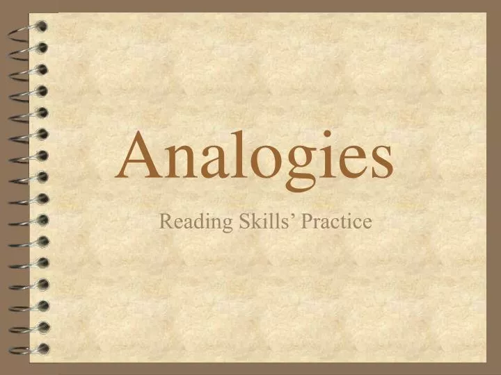 analogies