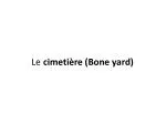Le  cimetière (Bone yard) - slide 1
