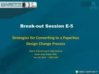 Break-out Session E-5