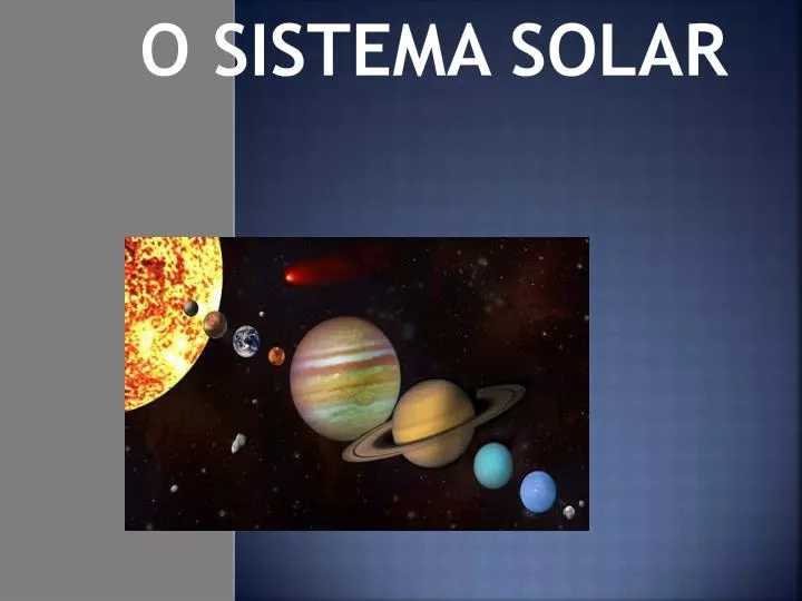 o sistema solar