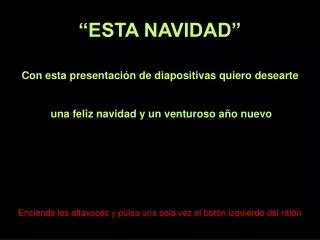 esta navidad