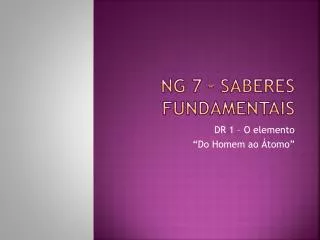 ng 7 saberes fundamentais