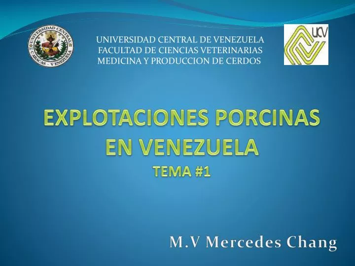 explotaciones porcinas en venezuela tema 1