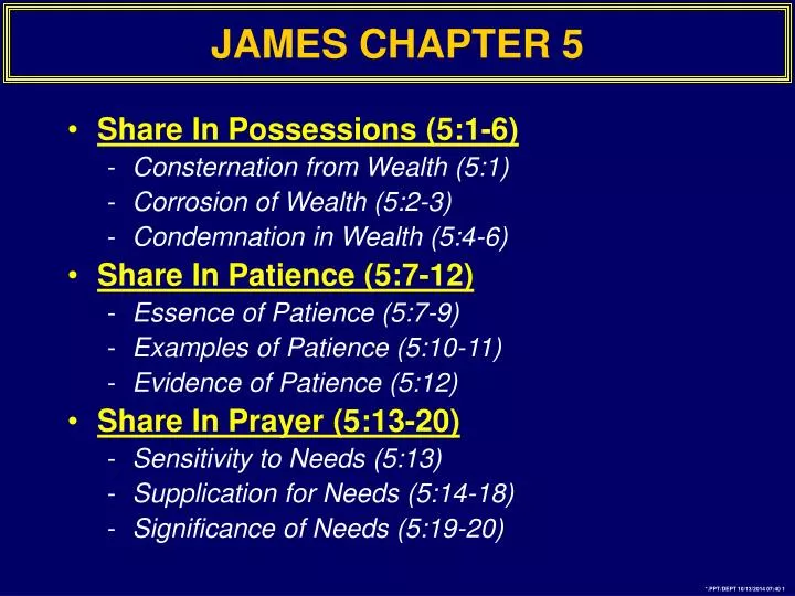 james chapter 5