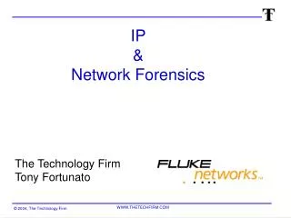 IP &amp; Network Forensics