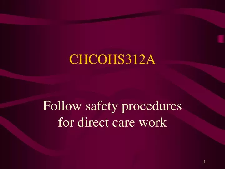 chcohs312a