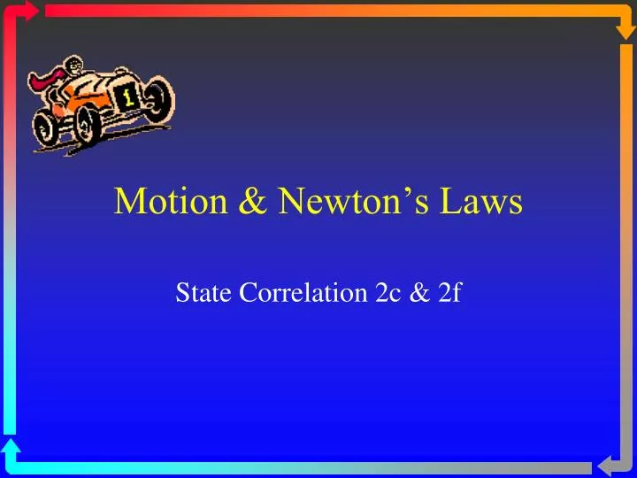 motion newton s laws