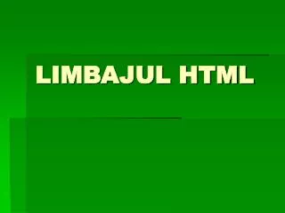 LIMBAJUL HTML