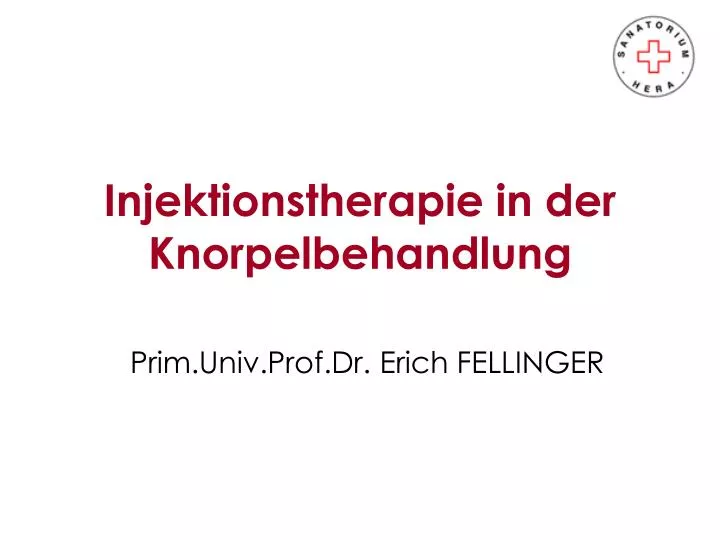 injektionstherapie in der knorpelbehandlung