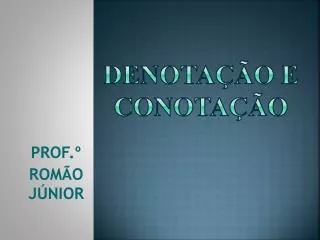 denota o e conota o