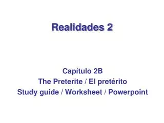 realidades 2