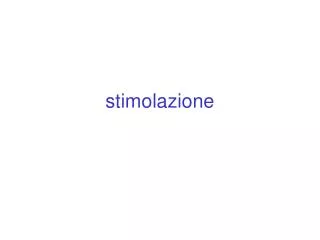 stimolazione