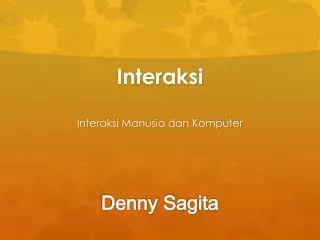 interaksi