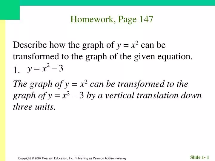 homework page 147