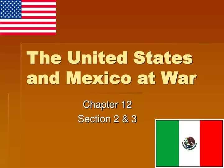 the united states and mexico at war