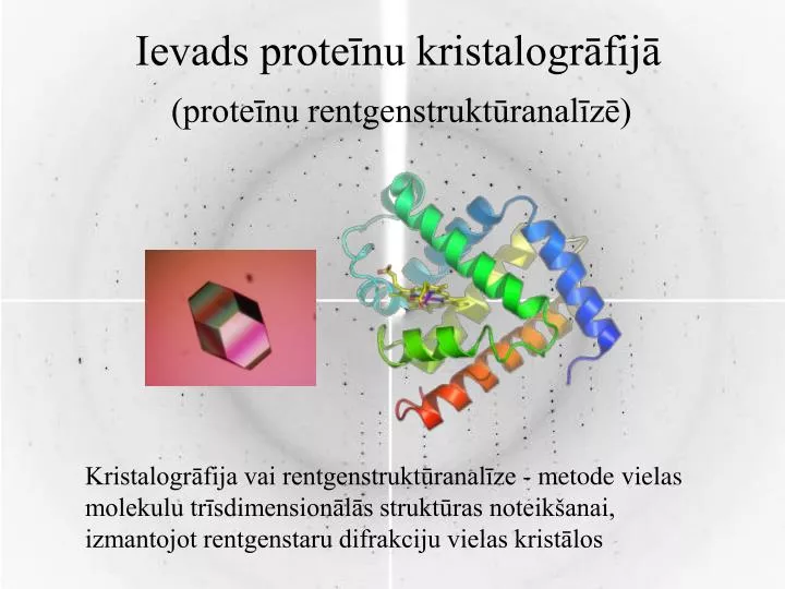 ievads prote nu kristalogr fij