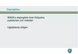 dopinglistan