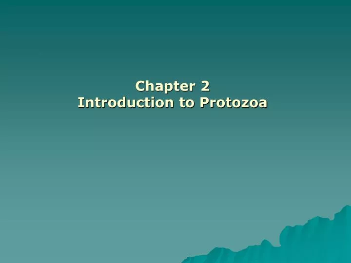 chapter 2 introduction to protozoa
