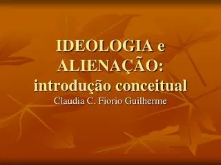 ideologia e aliena o introdu o conceitual