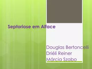 septoriose em alface