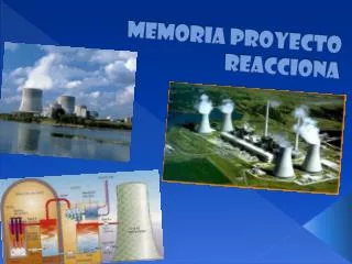 memoria proyecto reacciona