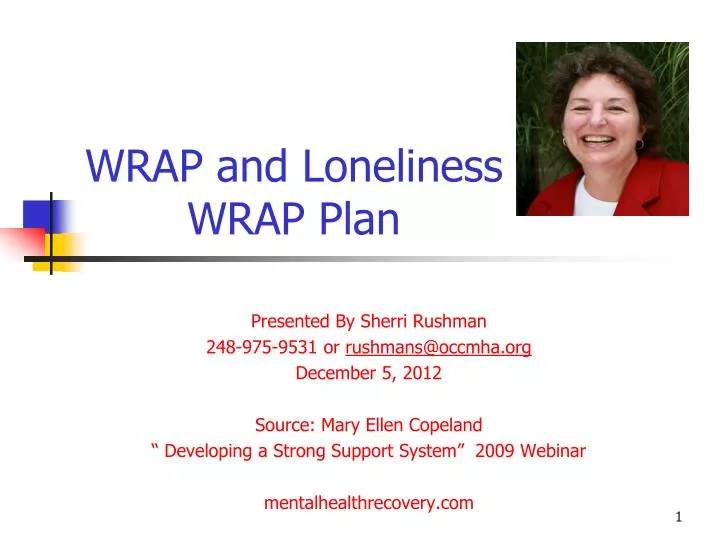 wrap and loneliness wrap plan