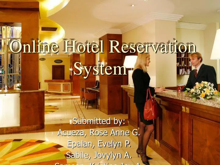 online hotel reservation system