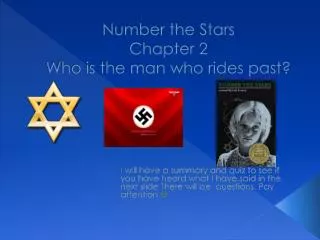 Number the Stars Chapter 2 Who is the man who rides past?